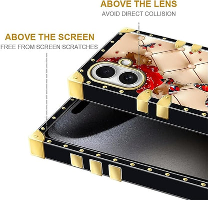 for iPhone 17 Case Luxury Golden Decoration - Image 7