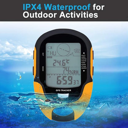 Multifunction Digital Altimeter, Waterproof Handheld GPS Navigator Tracker - Image 4