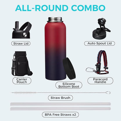 40 OZ Insulated Water Bottles - Image 2