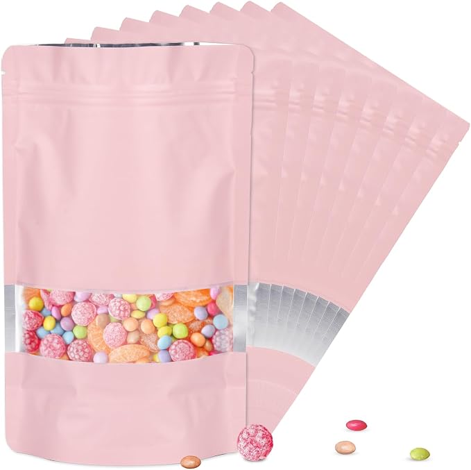 5.9"x8.6" 120pcs Mylar Bags for Food Storage, Smell Proof Bag by ODDIER