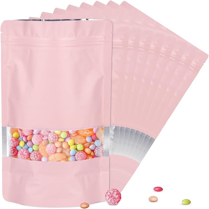 4.7"x7.8" 120pcs Mylar Bags for Food Storage, Smell Proof Bag by ODDIER