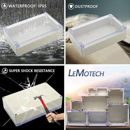 LeMotech ABS Plastic Junction Box Dustproof Waterproof IP65 Electrical - Image 7