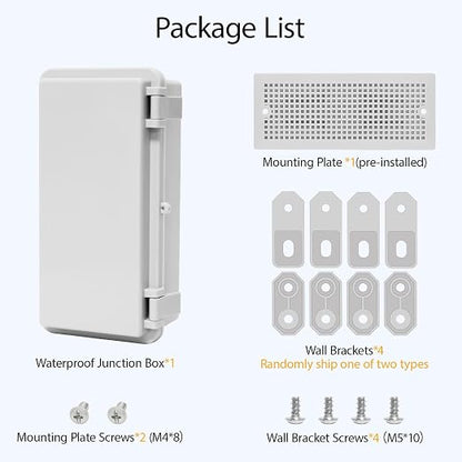 Junction Box ABS Plastic IP65 Waterproof Dustproof Universal Electrical - Image 7