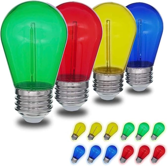 Jslinter Colored String LED Light Bulbs by Jslinter