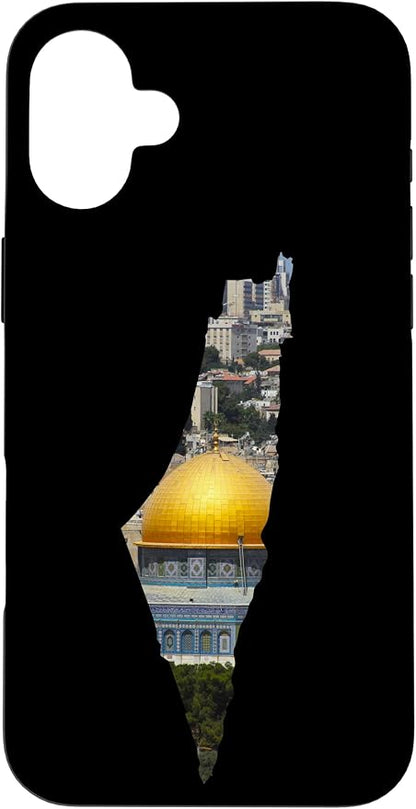Palestinian Map Al Aqsa Jerusalem in Palestine Case by Unknown