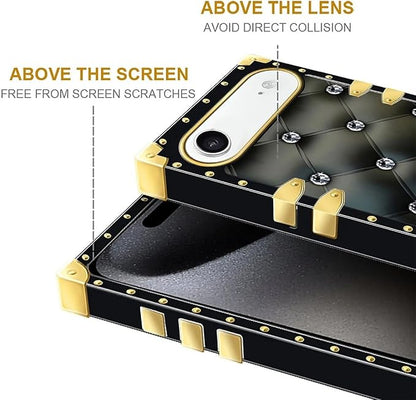 for iPhone 17 Air Case Luxury Golden Decoration - Image 7