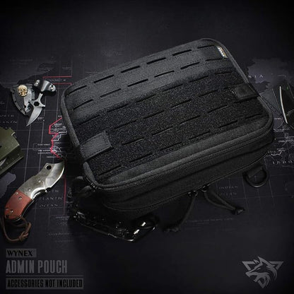 WYNEX Tactical Molle Admin Pouch of Double Layer Design, Admin Pouches Molle - Image 8