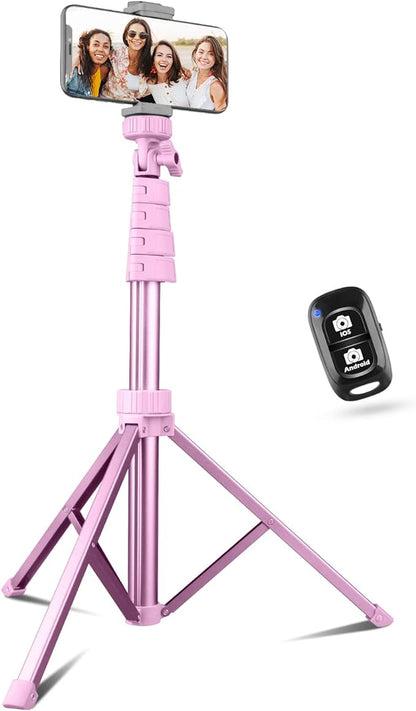 Sensyne 62" Phone Tripod & Selfie Stick, Extendable Cell Phone Tripod Stand by sensyne