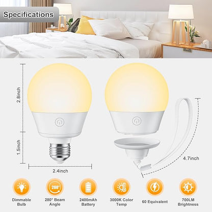 Brightown E26 Rechargeable Light Bulb - Image 2