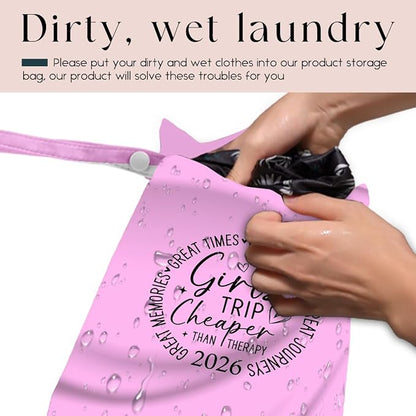 Girls Trip Gifts Wet Dry Bag, Beach Bag Wet Bag Favors, - Image 3