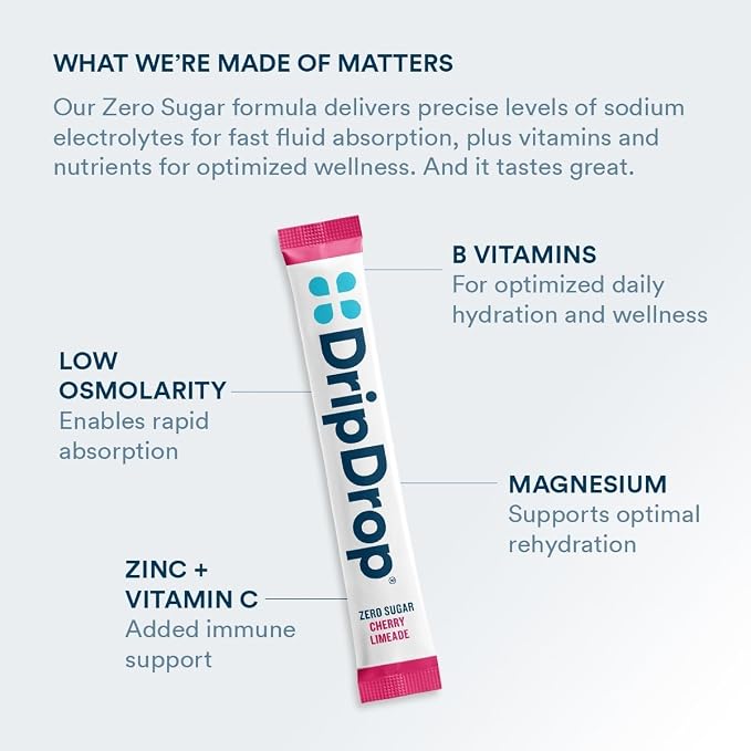 DripDrop Sugar Free Hydration Packets - Image 6