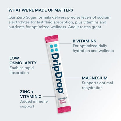 DripDrop Sugar Free Hydration Packets - Image 6
