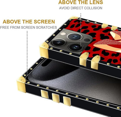 Compatible with iPhone 16 Pro Max Case, Elegant High Heels Luxury Golden - Image 6