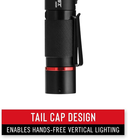 Coast HX5 410 Lumen LED Flashlight, Pure Beam Focusing, Slide Focus, Pocket Clip - Image 10