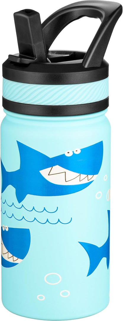 Fanhaw 14 Oz Kids Insulated Water Bottle by FANHAW
