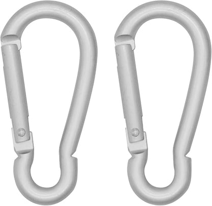 LESHIRY Large Carabiners Keychain 3" Aluminum D Shape Premium Durable D-Ring by LESHIRY