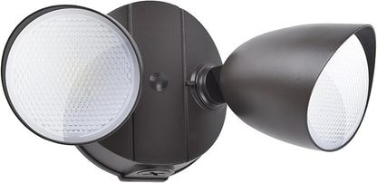 LUTEC 3500 Lumen 32 Watt 28 LED Dual-Head Floodlight Outdoor, Full Metal Design by LUTEC