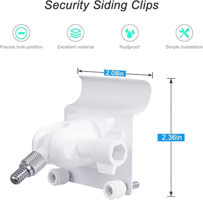 HOLACA Vinyl Siding Clips for Arlo, Stick Up Cam Roelink ZUMIMALL Eufy Security - Image 6