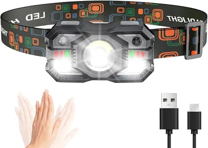 Skylla Headlamp Rechargeable, 1200 Lumen Ultra Bright LED Head Lamp Flashlight by SKYLLA