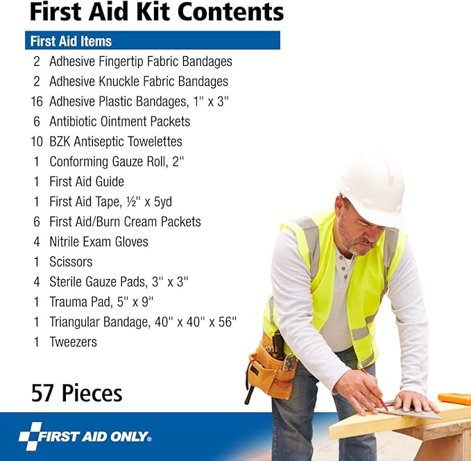 First Aid Only 6060 All-Purpose 10-Person Emergency First Aid Kit - Image 2