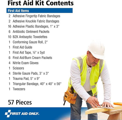 First Aid Only 6060 All-Purpose 10-Person Emergency First Aid Kit - Image 2