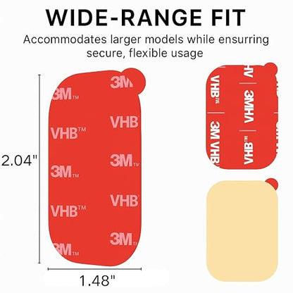 APPS2Car 8 Pcs 3M VHB Double Sided Adhesive Pads, 1.48" x 2.04" Square - Image 3