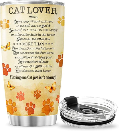 Cat Gifts, Tumblers Lovers For, Tumbler 20 Oz - Image 4