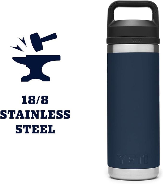 YETI Rambler 18 oz Bottle, Vacuum Insulated, Stainless Steel - Image 6