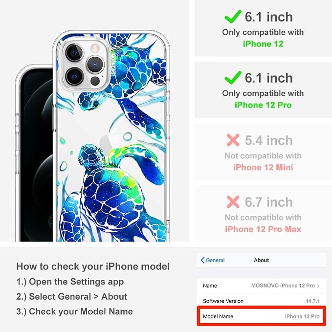 MOSNOVO Case for iPhone 12 & iPhone 12 Pro - Image 2