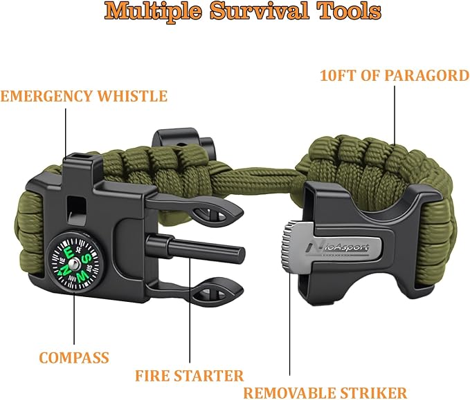Paracord Survival Bracelet - Image 2