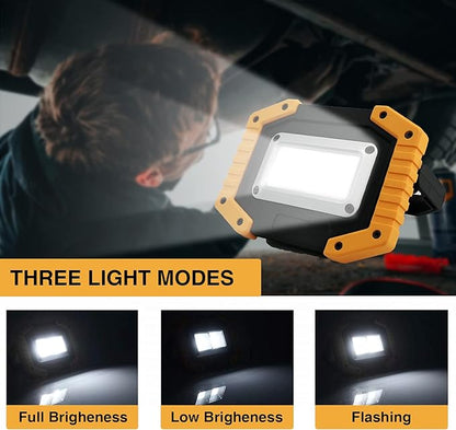 Tekstap LED Work Light Rechargeable, 30W 2000LM Portable Waterproof - Image 5