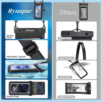 Waterproof Phone Pouch Floating 2 Pack, IPX8 Double Space Waterproof Phone Case - Image 6
