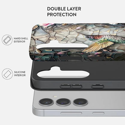Compatible for Samsung Galaxy A27 5G Case, Dual Layer Heavy Duty 2 in 1 - Image 2