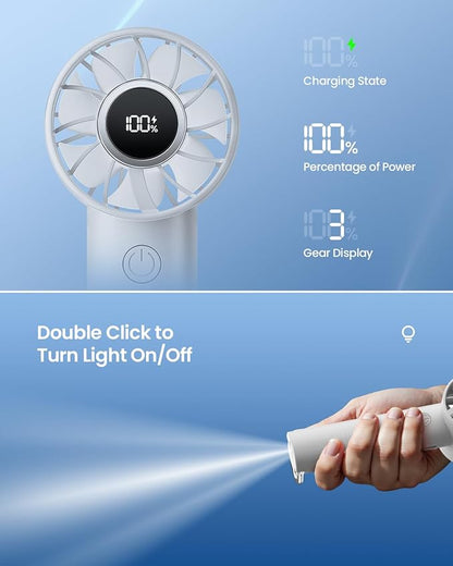 Gaiatop Portable Mini Fan, 3 Speed Handheld Fans - Image 6