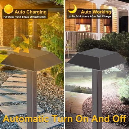 Super Bright 300 Lumens Solar Pathway Lights Outdoor, 2 Lighting Color Modes - Image 7
