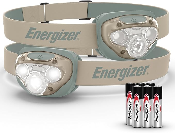 Energizer LED Headlamp PRO, IPX4 Water Resistant Headlamps, High-Performance by Energizer