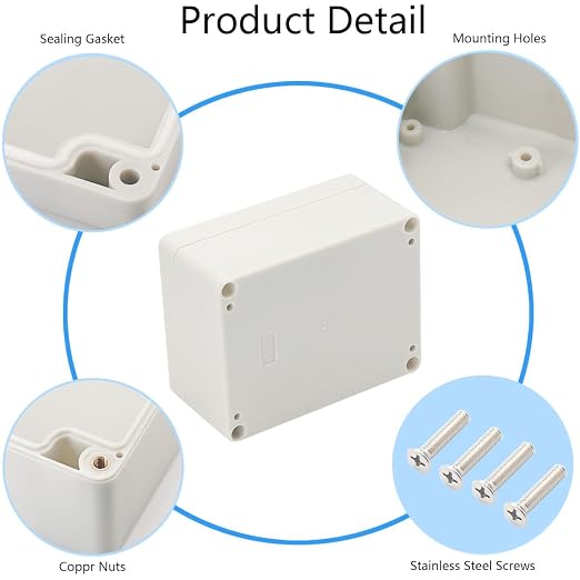 Project Box IP65 Waterproof Junction Box ABS Plastic Electrical Boxes DIY - Image 5