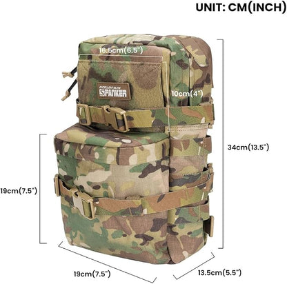 EXCELLENT ELITE SPANKER Tactical MOLLE Hydration Backpack Water Bladder Carrier - Image 2