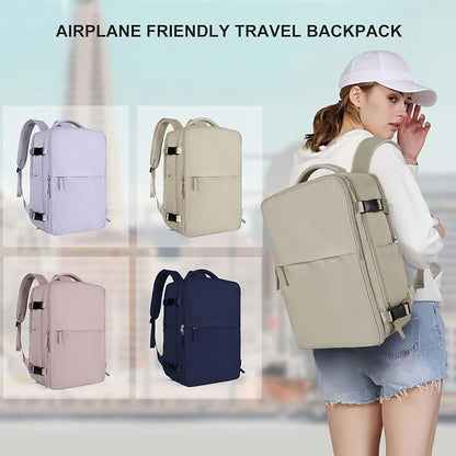 coowoz Carry On Backpack Women Men Travel Backpack Airline Approved Laptop - Image 9