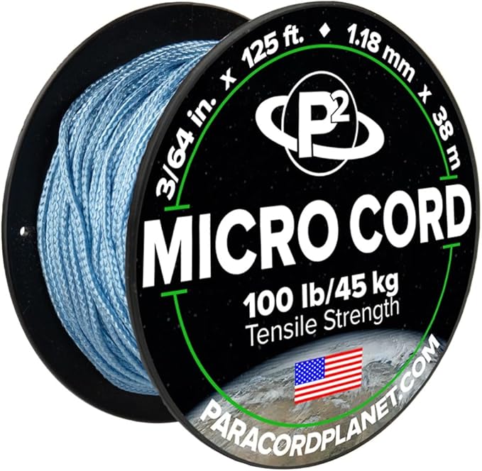 Paracord Planet Micro Paracord – Thin Braided Cord by ParacordPlanet