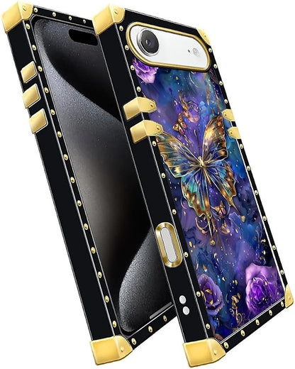for iPhone 17 Air Case Luxury Golden Decoration - Image 3