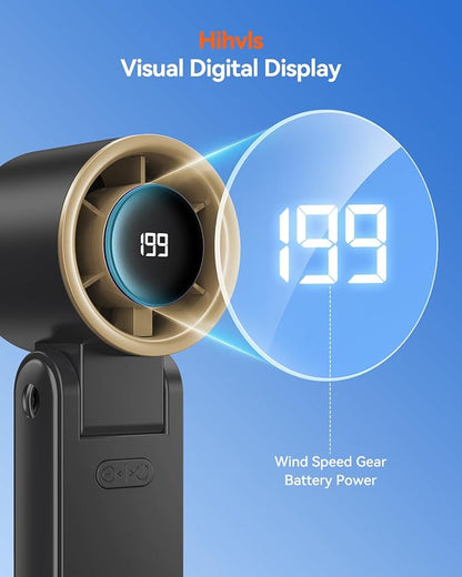 Portable Handheld Turbo Fan, 199 Gear Speed, 24 Hs Cooling Time, 5500mAh - Image 8