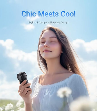 Diveblues Handheld Portable Turbo Fan, 4000mAh USB Rechargeable Pocket Fan - Image 7