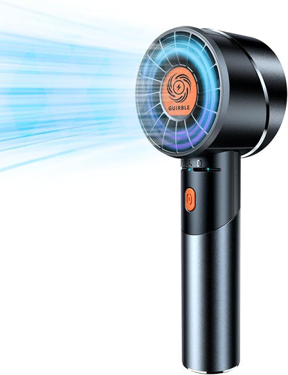 Handheld Fan, Portable Turbo Fan, Powerful Personal Fan, USB Rechargeable Mini by Guirble