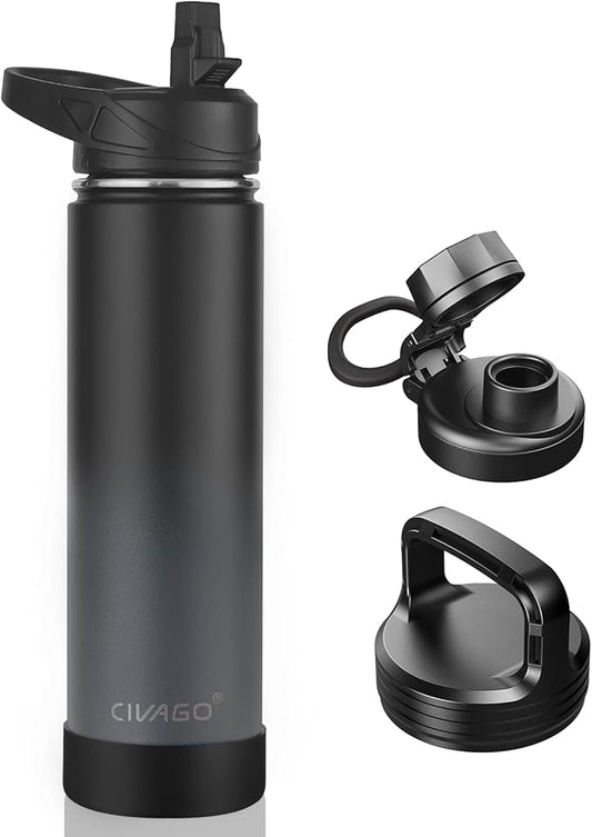 CIVAGO 24 oz Insulated Water Bottle by CIVAGO