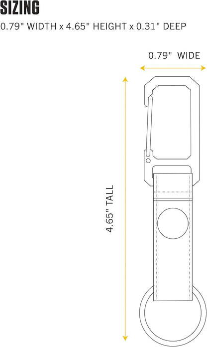 Carhartt Unisex Adult Durable Metal Key Keeper, Belt Loop Key Ring Holder - Image 5
