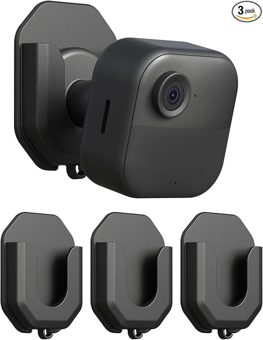3 Pack Blink Camera No Drill No Screws Wall Mount Bracket by KMOUANTS