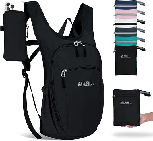 Hiking Backpack 10L/15L Small Daypack Lightweight Packable Travel Foldable by HIGHEXPERIENCE