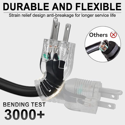 1FT 12/3 Outdoor Extension Cord - Image 4