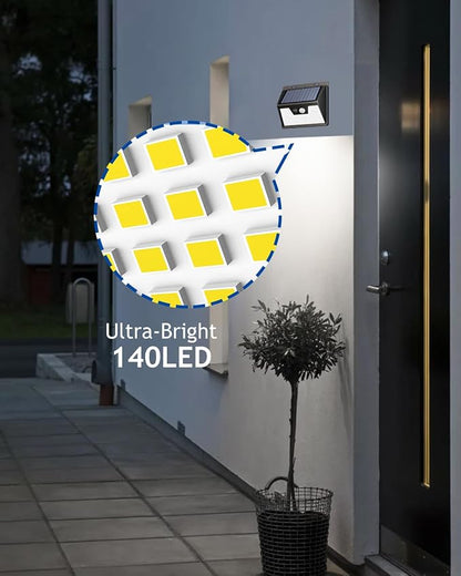 Peasur Solar Powered Lights Outdoor, 140 LED 24Pack Motion Sensor Light Outside - Image 2